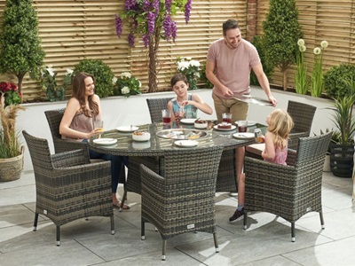 Patio Garden Furniture Details About Tampa Bay Outdoor Circular Multi Brown Wicker Dining Table With Ice Bucket Cgc Edu In Patio Garden Furniture Details About, Outdoor Furniture Tampa Bay