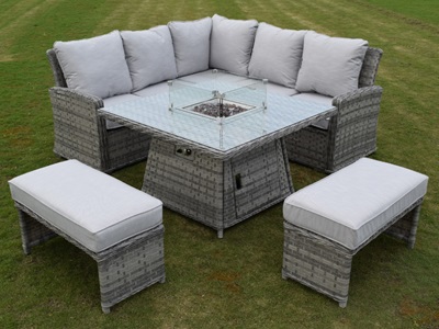 Fire Pit Dining Table Set : Ow Lee Cambria Wrought Iron Dining Set With Fire Pit Table Ow Cambria Set5 - Our range of premium rattan furniture with firepit feature, comes in a variety of styles and colour options, making a rattan outdoor set with a firepit table an ideal choice to create atmosphere and warmth in your outdoor space.