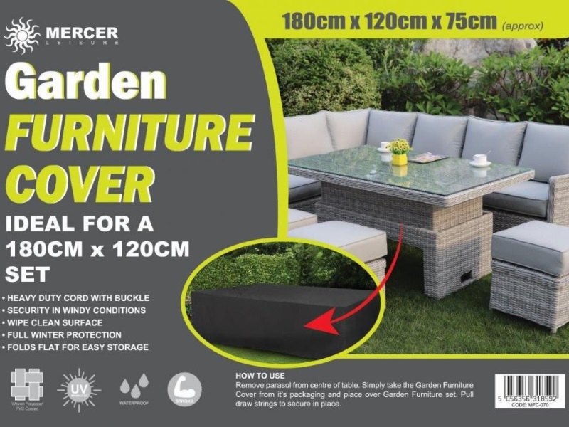 Gardenman 180 X 120 75cm Rectangular, Can You Wash Waterproof Garden Furniture Covers