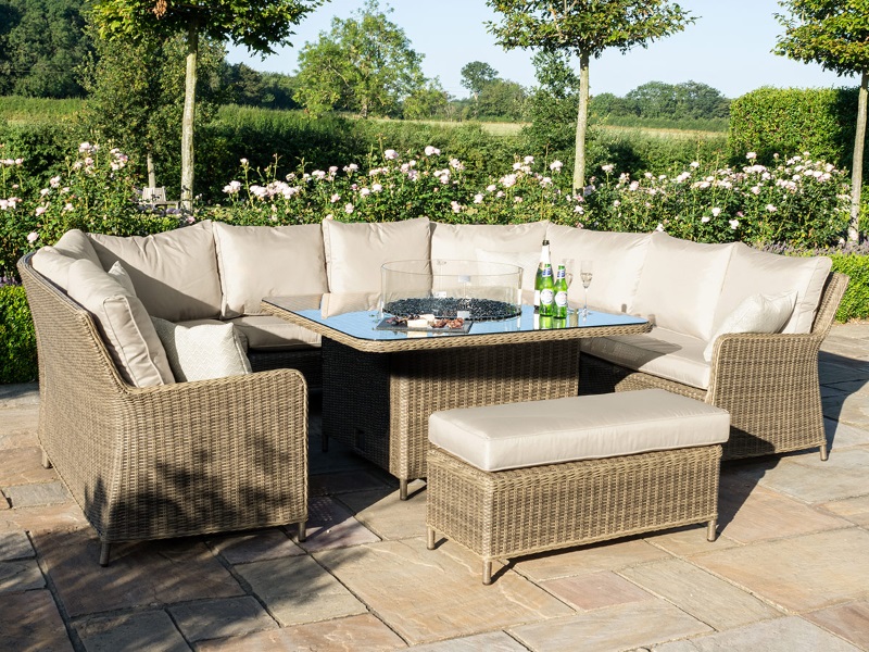 Winchester Royal U-Shaped Sofa Set with Fire Pit  Image 0
